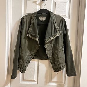 Anthropologie Olive cargo jacket